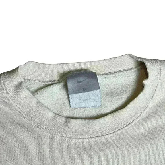 Vintage 90s Nike light beige/cream crewneck sweatshirt size XXL - Picture 5 of 6